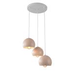 Hanglamp Modern Roze Rond Metaal 3 Licht - Scaldare Aino