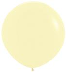 Ballonnen Pastel Matte Yellow 91cm 10st