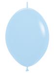 Ballonnen Pastel Matte Blue 30cm 50st