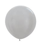 Ballonnen Silver 61cm 10st