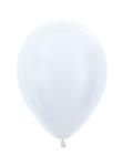 Ballonnen Pearl White 25cm 100st