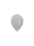 Ballonnen Pearl Silver 12cm 50st