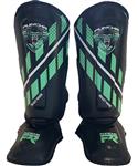PunchR™ Kids Beast Mode Scheenbeschermers Zwart Groen
