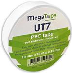 MegaTape UT7 PVC Tape 19mm x 20m Wit