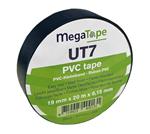 MegaTape UT7 PVC Tape 19mm x 20m Zwart