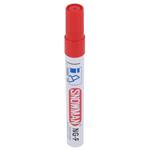 Snowman NG-12F Permanent Marker 1-3MM Beitelpunt Rood