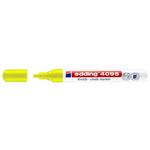 Edding 4095 krijtmarker (2-3 mm rond) Neon Geel