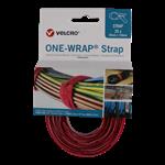 Velcro® ONE-WRAP® klittenband kabelbinder 20mm x 200mm Rood
