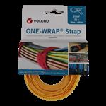 Velcro® ONE-WRAP® klittenband kabelbinder 20mm x 200mm Geel