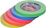 Pro-Gaff neon gaffa tape 19mm x 22,8m Kleuren-mix