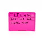 Visi-PAL™ Tour Label 178mm x 127mm Fluor Roze