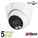 Dahua 5MP Full-color CVI dome - 2,8mm - Microfoon - HDW2509TP-A-LED