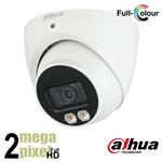 Dahua 2MP Full-color CVI dome - 3,6mm - Microfoon - HDW2249TP-A-LED