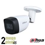 Dahua 2MP Starlight - HDCVI Bullet 3,6mm lens - Microfoon - HAC-HFW2241CM-A