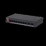 PoE switch - 8 PoE poorten + 2 Uplink - Speed 100/1000Mbps - DH-PFS3010-8ET-96