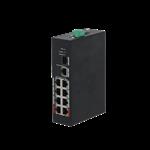 PoE switch - 8 PoE poorten + 2 Uplink - Speed 100/1000Mbps - PFS3110-8ET-96