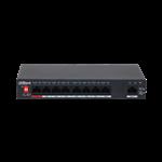 PoE switch - 8 PoE poorten + 1 Uplink - Speed 100/1000Mbps - PFS3009-8ET1GT-96