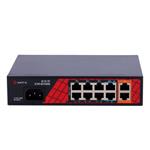 Safire Poe switch 8 poorten + 2 Uplink - 120W - tot 100Mbps - SF-SW1008HIPOE-H-120