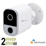 Nivian Full HD WiFi camera - microfoon en speaker - accu - IPC-03-BAT