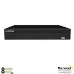 Mammoet 4K 16 kanaals NVR recorder - 8x PoE | MAMR8DPQ