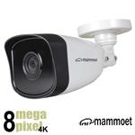 Mammoet  8MP/4K IP bullet netwerk camera - 30m nachtzicht - 2.8mm lens - OnVif   MAMB1