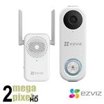 Ezviz Full HD Wifi deurbel kit  met Gong en Travo - 2,1 mm lens - EZDB1C