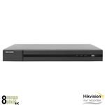Hikvision 4K 8 kanaals NVR recorder - 8x PoE - 2x HDD - 4208MH-8P