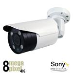 4K/8MP CVI  4in1 camera - 50m nachtzicht - 3,3-12 mm motorzoom lens - Sony CMOS sensor - hdcvb78