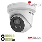 Hikvision 8MP slimme dome met microfoon en speaker - starlight - DS2386-ISU/SL