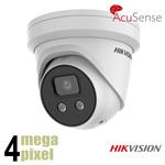 Hikvision 4 megapixel slimme camera - microfoon - speaker - starlight - DS2346-ISU/SL