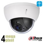 Dahua OEM 4 megapixel bestuurbare IP dome camera - 4x zoom - HDIPS10