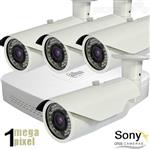 HD IP camerasysteem - 40m nachtzicht - Sony CMOS - 1-4 camera's - hdset76
