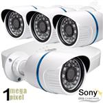 HD IP camerasysteem - 15m nachtzicht - Sony CMOS - 1-4 camera's - hdset75
