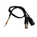 BNC video en 12V kabel - rs6