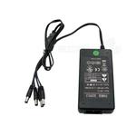 12 volt DC 5A camera adapter - 4 aansluitingen - adp3