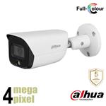 Dahua 4MP IP - Full Color  - WizSense - AI - microfoon - 2,8mm lens- HFW3449E-AS-LED