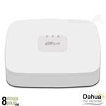 Dahua 4K 8 kanaals NVR recorder - compact model - 8x PoE - NVR4108-P-4KS2LQ