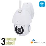 Nivian 3 megapixel wifi bestuurbare camera - smart tracking - microfoon en speaker - IPC-0S2