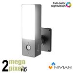 Nivian Buitenlamp met Camera - wifi - audio - SD-kaart slot - IPC-L1