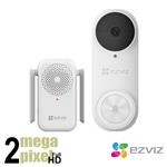 Ezviz Full HD Wifi deurbel kit - binnengebruik - micro SD-kaart - audio - EZDB2C