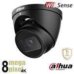 Dahua 4K IP Dome - Wizsense - microfoon - Starlight - Motorzoom 2,7-13,5 mm - HDW3841T-ZS-B