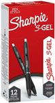 Sharpie S-Gel Pen 0.7mm Zwart (Doos 12 stuks)