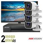 Hikvision compleet Full HD starterspakket camerabewaking  *pakket met 4 camera's - cs2