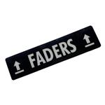 TD47 Flightcase Tour Label - FADERS