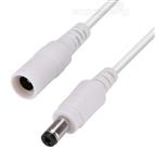 12 volt verlengkabel - 5 meter - wit - ved25