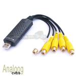 Usb 2.0 4 kanaals bewaking video - usbd4