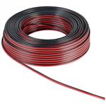 12V kabel rood / zwart  rol van 100 meter -  ved15