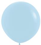 Ballonnen Pastel Matte Blue 91cm 2st
