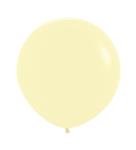 Ballonnen Pastel Matte Yellow 61cm 10st
