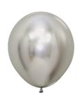 Ballonnen Reflex Silver 45cm 6st